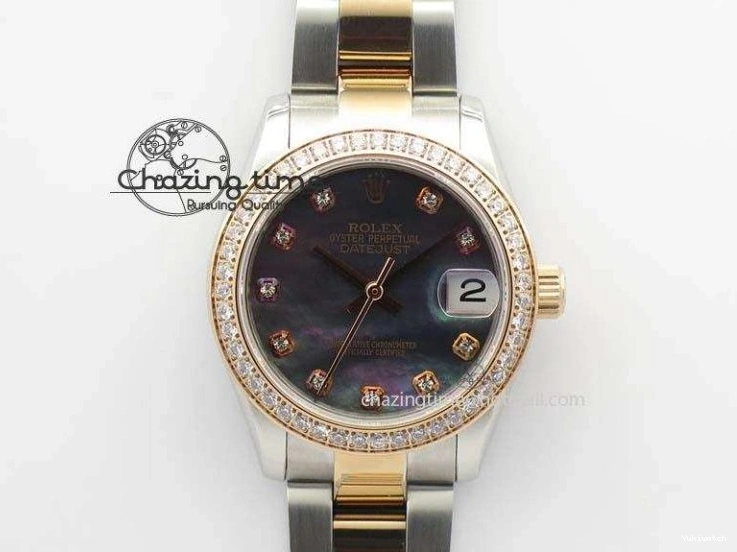 SS Bracelet RG Dial On BP-Maker DateJust V2 Diamond RG A2824 Edition MOP 31mm Best Markers SS 1128